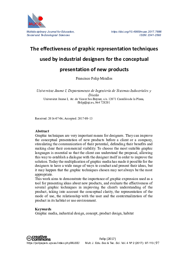 (PDF) The effectiveness of graphic representation techniques used by ...