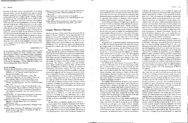 Origins: Western Christian [of monasticism]