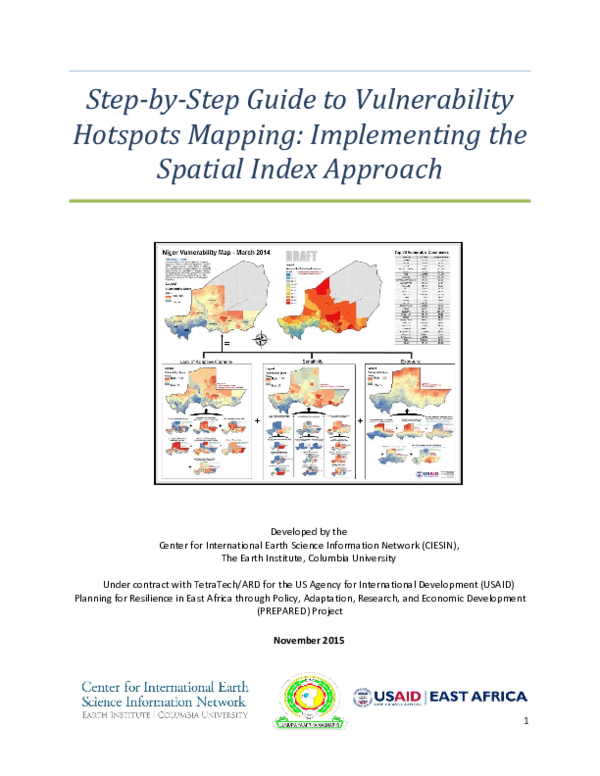 (PDF) Step-by-Step Guide to Vulnerability Hotspots Mapping ...