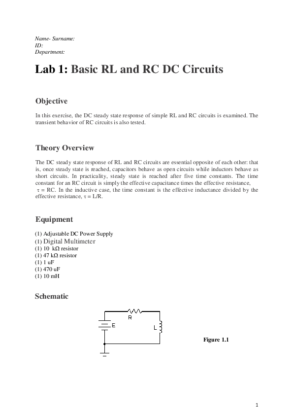 Transient Resonance In Rlc Circuits Pdf Circuit Diagram