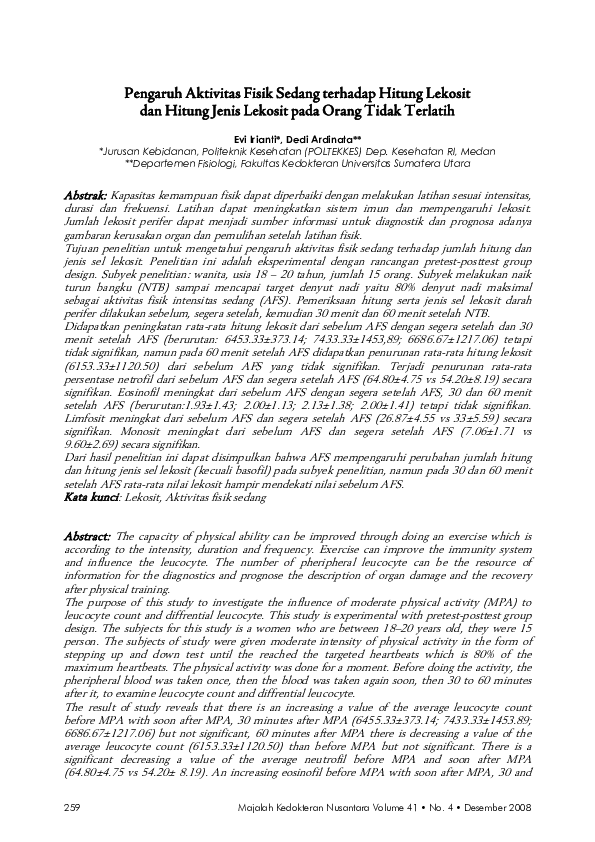 Pengaruh Aktivitas Fisik Terhadap Kesehatan - Extra
