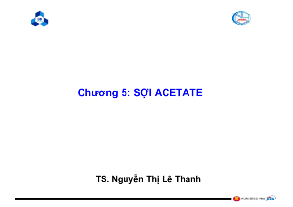 First page of “Chương 5: SỢI ACETATE”