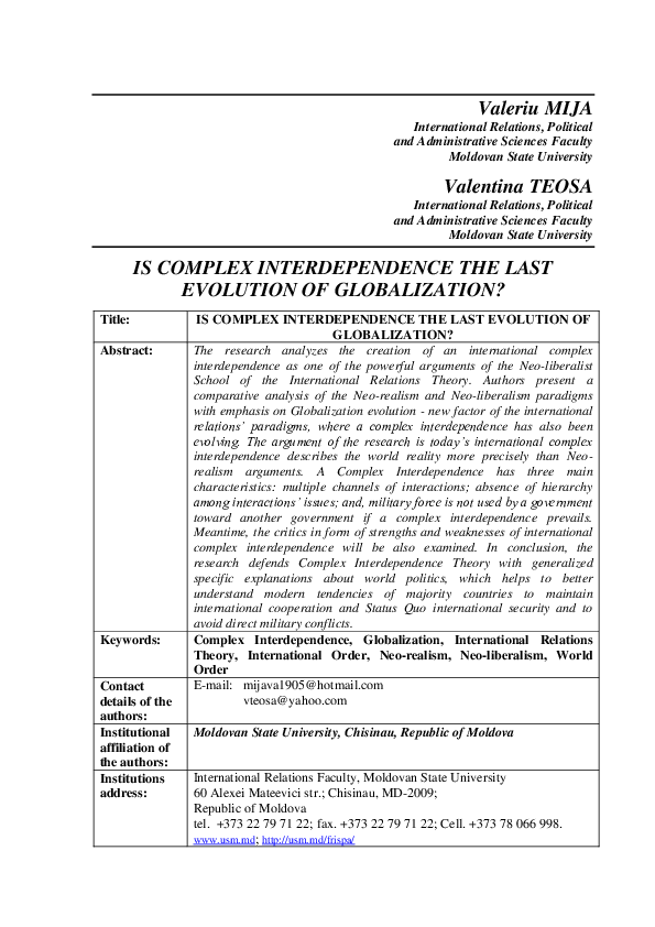 Interdependence theory pdf picture