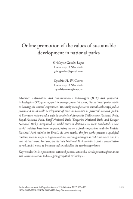 (PDF) Online promotion of the values of sustainable development in ...