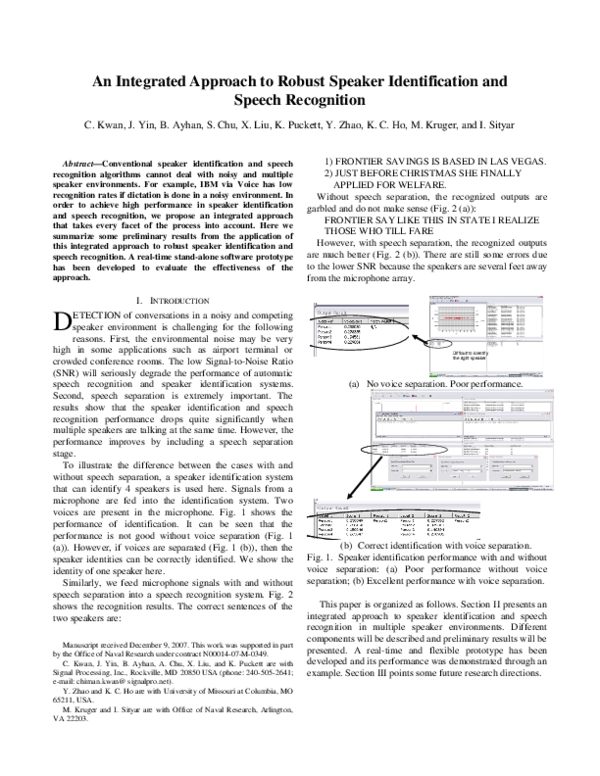 (PDF) 2008-An Integrated Approach to Robust Speaker Identification and ...