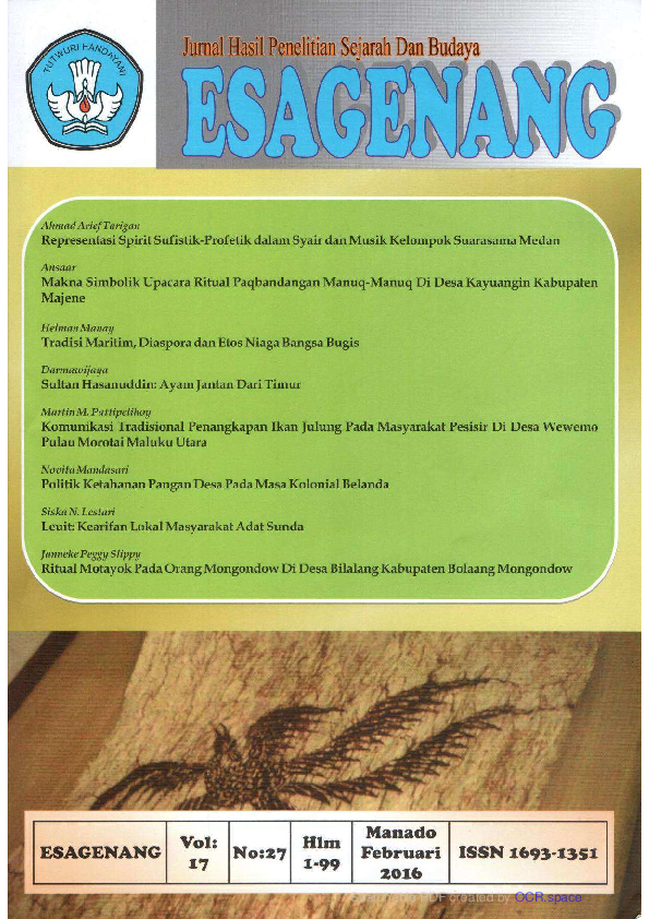 (PDF) Leuit: Kearifan Lokal Masyarakat Adat Sunda | Siska Nurazizah