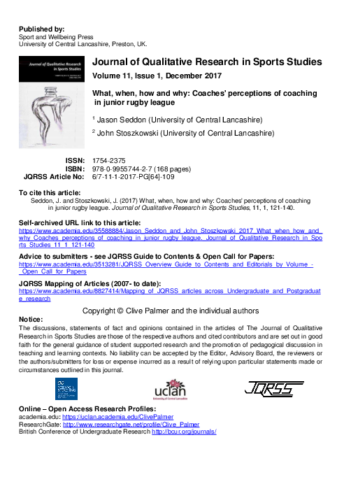 (PDF) Jason Seddon and John Stoszkowski (2017) What, when, how and why ...