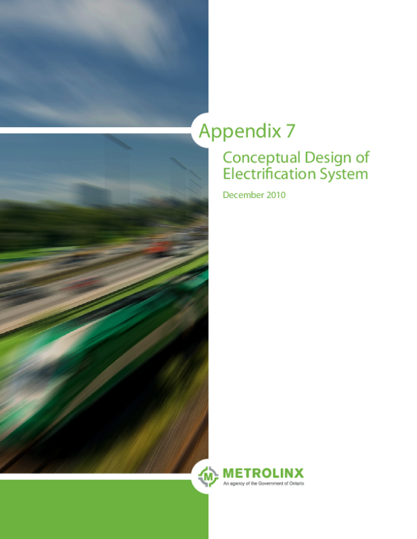 (PDF) Appendix 7 Conceptual Design of Electrification System