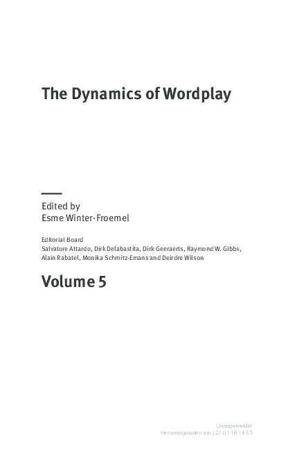 Table of contents