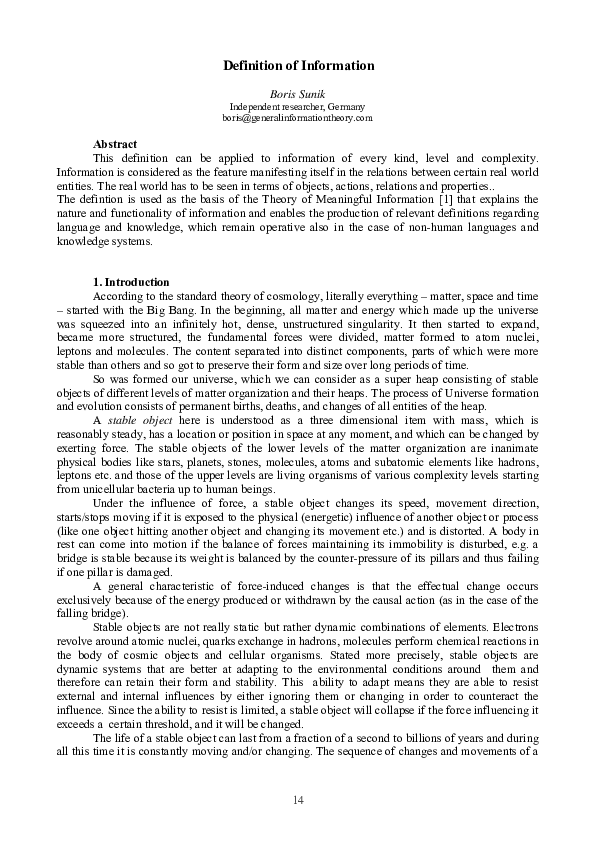 INFORMATION DEFINITION MEANING visual data 8