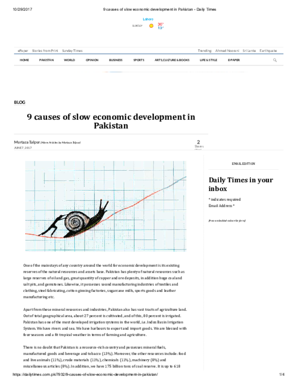 of-slow-economic-development-in-pakistan/ 1/4 ePaper Stories from Print Sunday Times Trending
