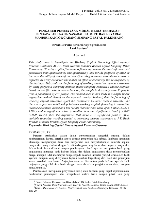 Terbaik Pertanyaan Tentang Modal Kerja Syariah, Paling Baru!