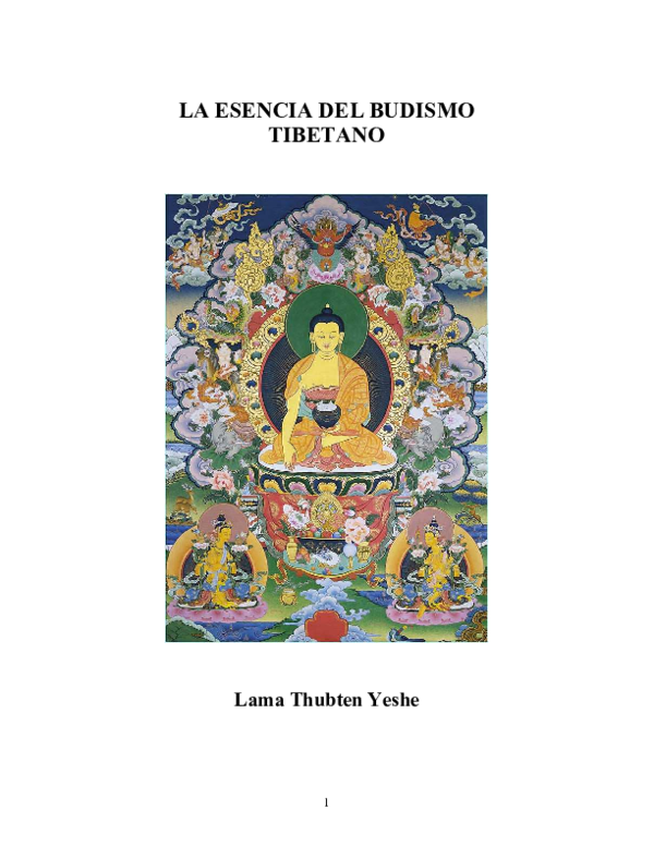 (PDF) LA ESENCIA DEL BUDISMO TIBETANO Debora Alvarez Academia.edu