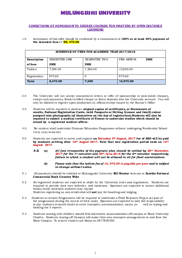 (DOC) MULUNGUSHI UNIVERSITY sunday nketani Academia.edu