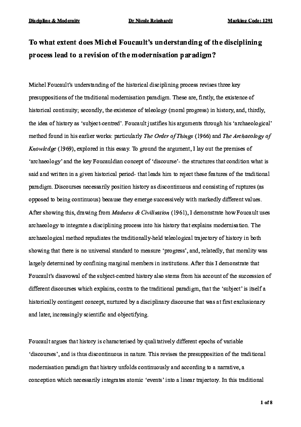 Foucault Archaeology Of Knowledge Pdf