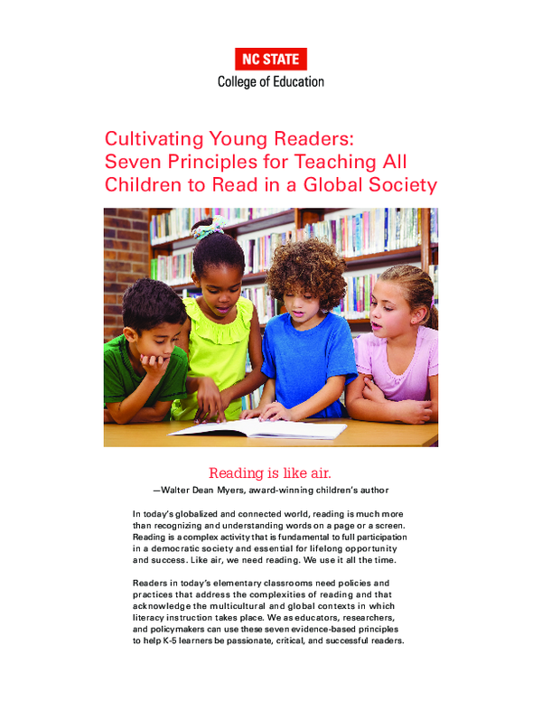 (PDF) Cultivating Young Readers: Seven Principles for Teaching All ...