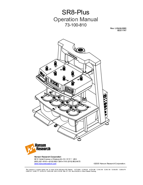 (PDF) SR8-Plus Operation Manual