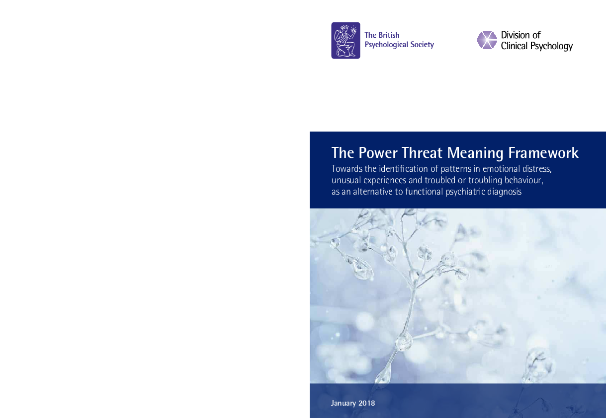 (PDF) The Power Threat Meaning Framework