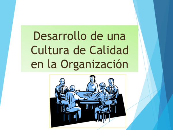 (PPT) .1. Desarrollo de una cultura de calidad