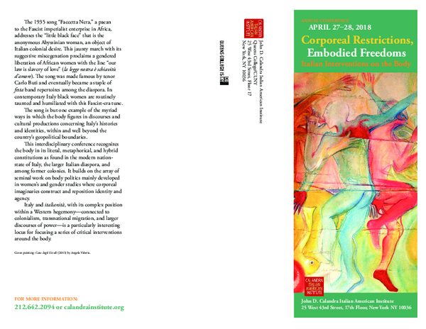 (PDF) Corporeal Restrictions, Embodied Freedoms Italian Interventions ...