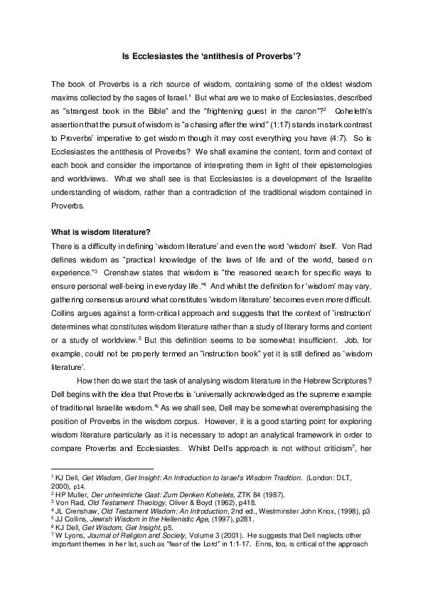 Antithesis examples in the bible picture