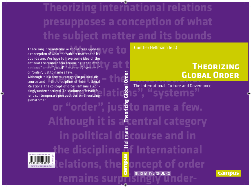 (PDF) Theorizing Global Order. The International, Culture and ...