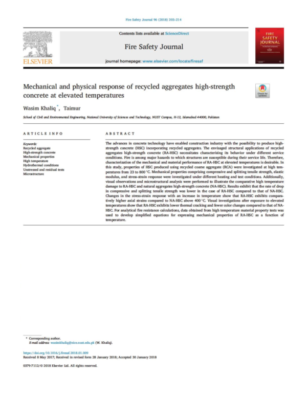 (PDF) Mechanical and physical response of recycled aggregates high ...