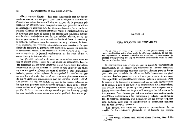 (PDF) ROSZAK El nacimiento de una contracultura Una invasion de centauros