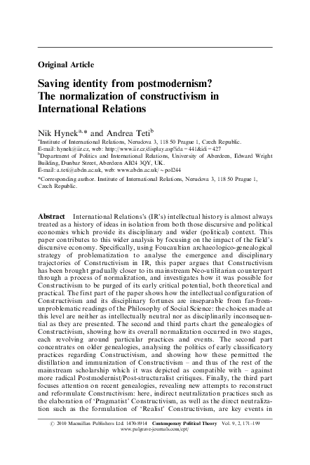 Identity postmodernism essay image