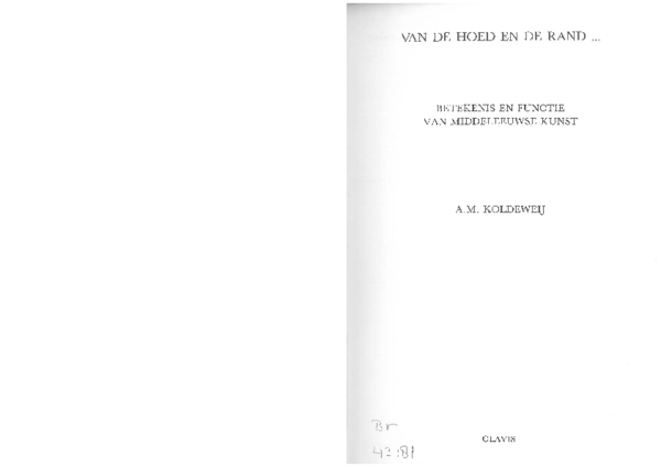 De Hoed En De Rand Betekenis