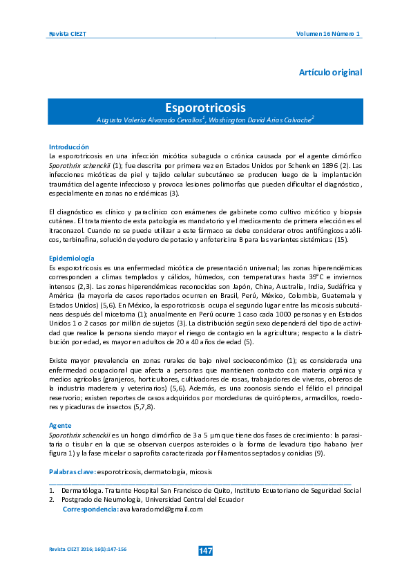 esporotricosis cutanea tratamiento