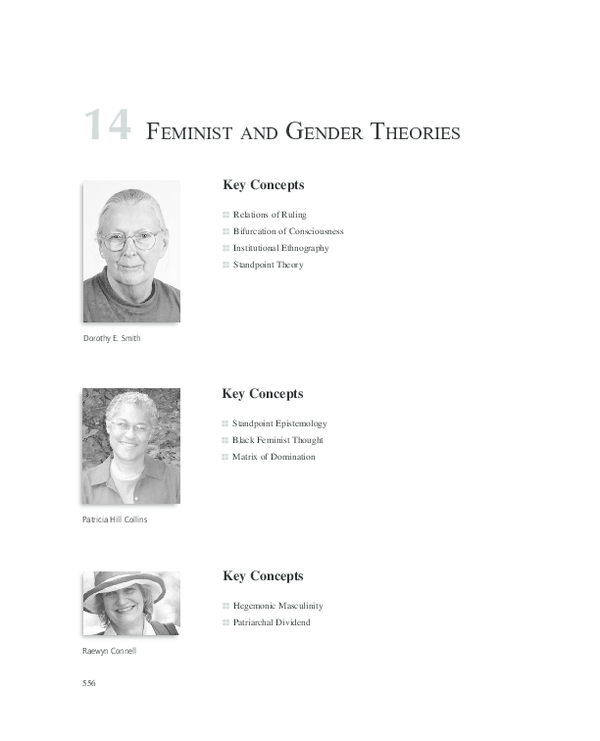 (PDF) 4 FeminiST and gender TheorieS Key Concepts
