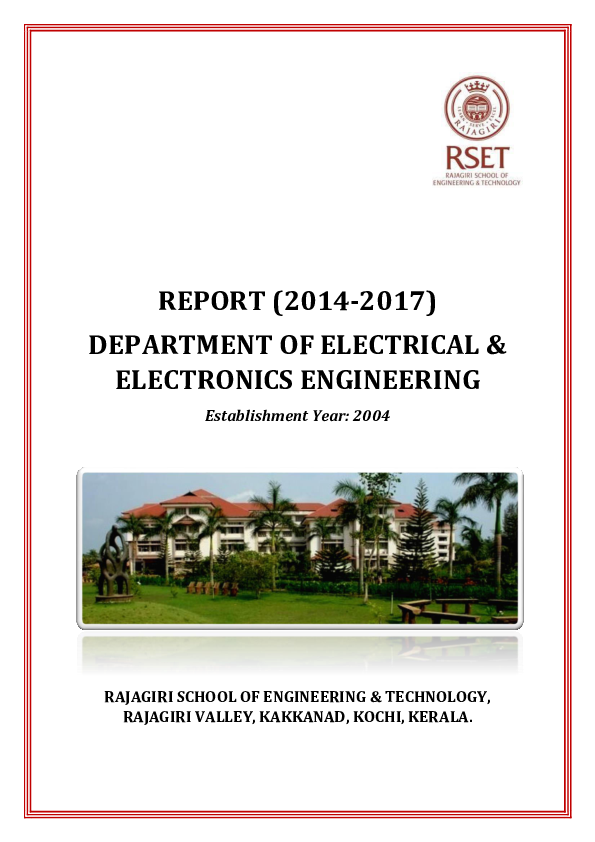 (PDF) REPORT (20142017) DEPARTMENT OF ELECTRICAL & ELECTRONICS