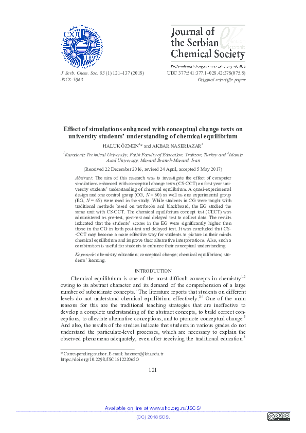 (PDF) Effect of simulations enhanced with conceptual change texts on ...