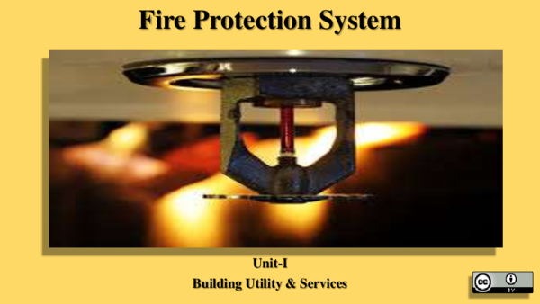 (PDF) Fire Protection System Unit-I Building Utility & Services
