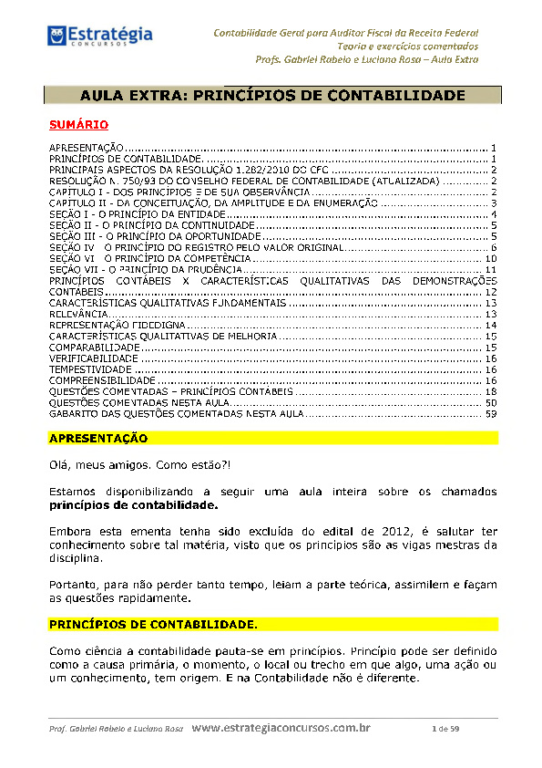 (PDF) Contabilidade Geral para Auditor Fiscal da Receita Federal Teoria ...