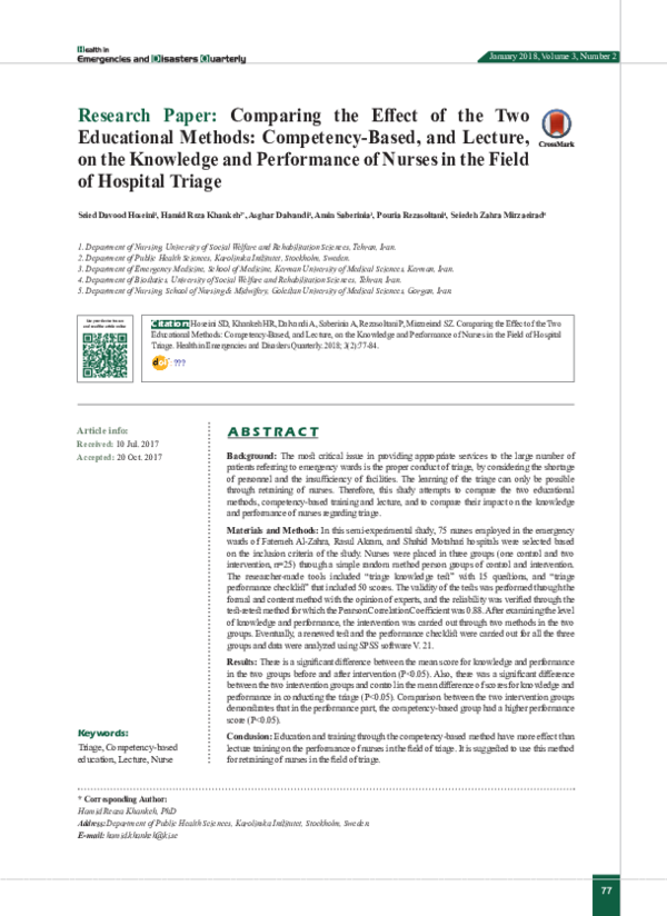 Importance of triage ppt image
