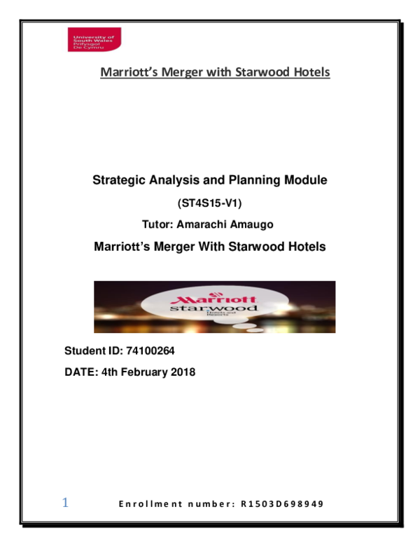 Starwoods hotel essay 08 picture