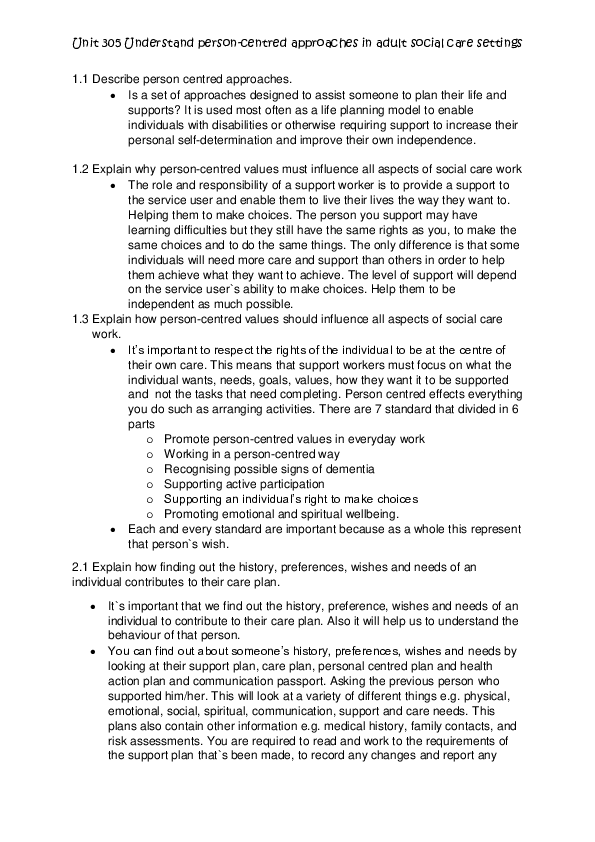 Person centred care definition image