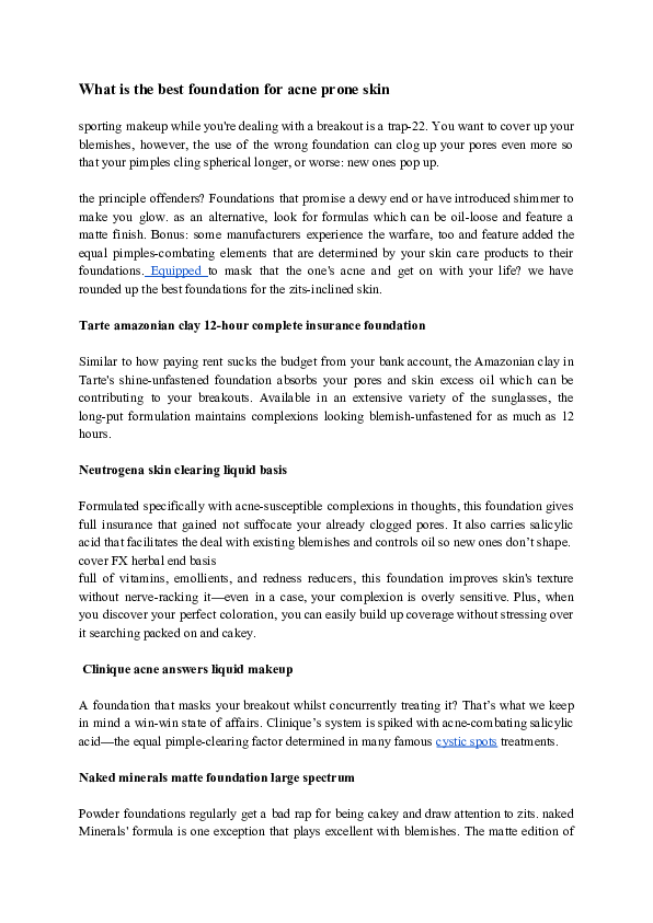 liquid foundation formulation pdf