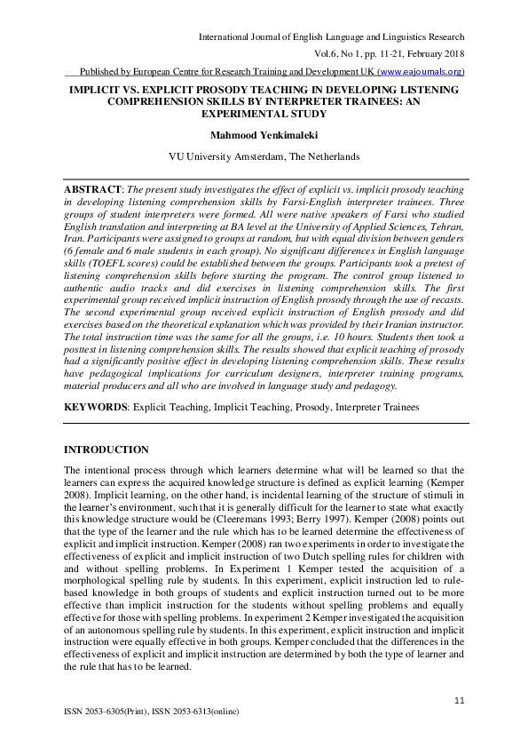 Which of the following is not a factor in prosody? image