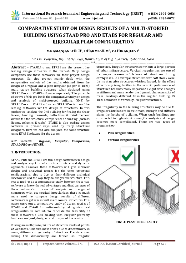 (PDF) COMPARATIVE STUDY ON DESIGN RESULTS OF A MULTI-STORIED BUILDING ...