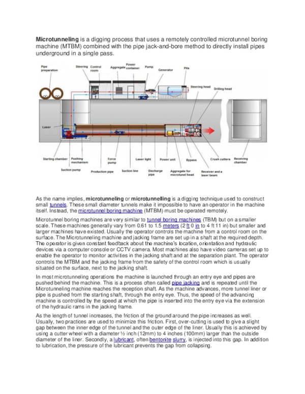 (DOC) Microtunneling