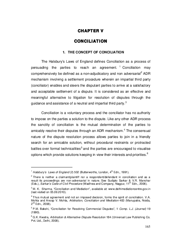 Conciliation essay picture