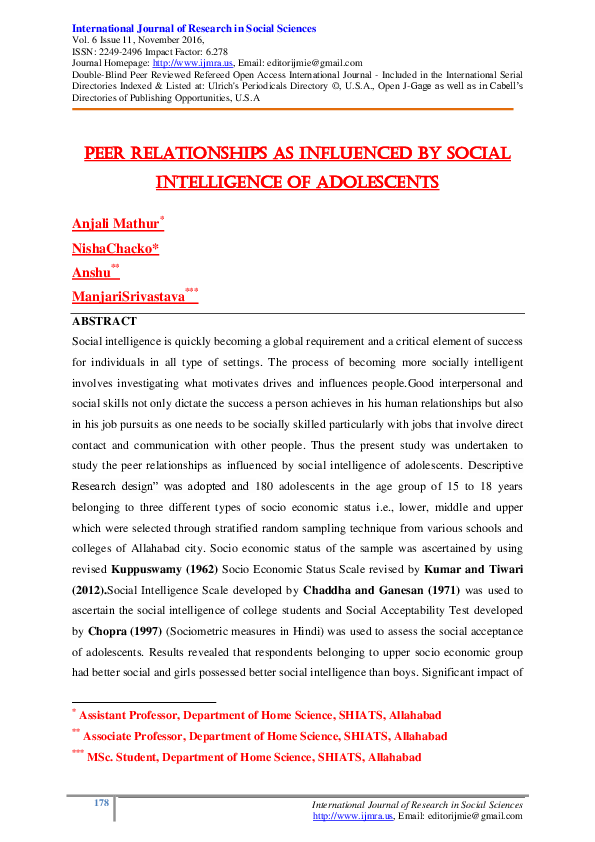 Peer relationship essay 07 picture