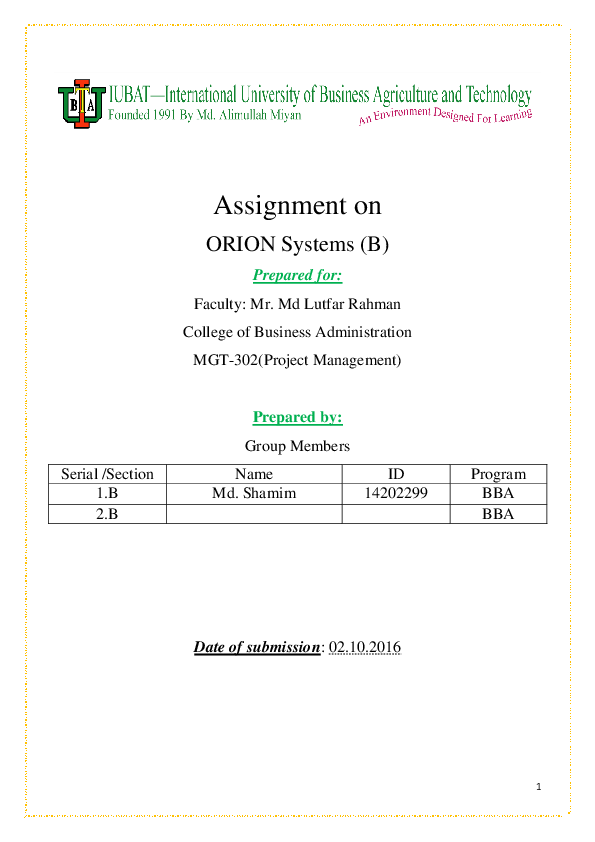 Orion system essay 07 picture