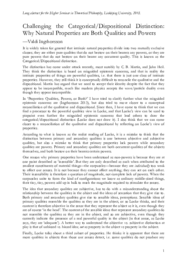 Dispositional essay picture