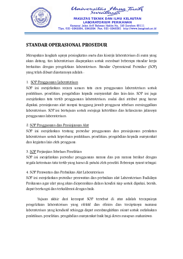Sop Peminjaman Barang Laboratorium Komputer IMAGESEE