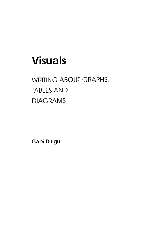 (PDF) Visuals WRITING ABOUT GRAPHS, TABLES AN D DIAGRAMS