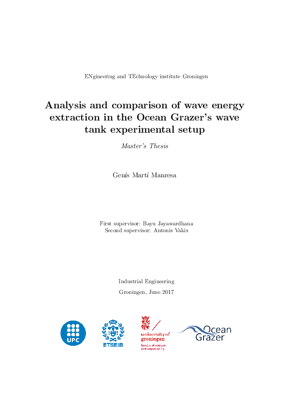(PDF) Analysis and comparison of wave energy extraction in the Ocean ...